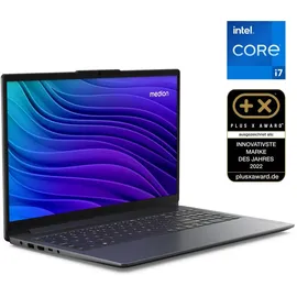 Medion E15435 Schwarz, 15,6 Zoll, Full HD, IPS, Intel Core i7-13620H 1TB SSD 16GB LPDDR5 RAM - Grau