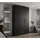 abiks möbel Drehtürenschrank INOVA 150 x 236,7 x 47 cm Schwarz