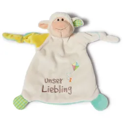 NICI Schmusetuch Lamm"unser Liebling"25x25cm 40044