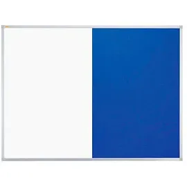 Franken Kombitafel 90 x 60 cm blau/weiß