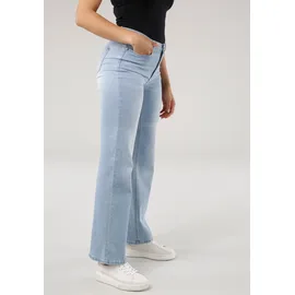 TAMARIS Weite Jeans, im 5-pocket-Style, blau
