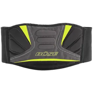 BÜSE Curve Nierengürtel, (Black/Yellow,M)