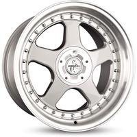 Keskin Tuning Keskin KT1 Klassik silver lip polish 10x18 ET25 5x100 72,6,