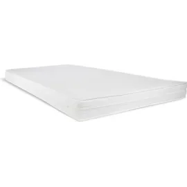 Homestyle4u Hausbett 90 x 200 cm Kiefer massiv lackiert weiß