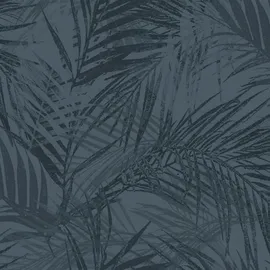 Superfresco Easy "Summer Garden", blau, B:0,52m L:10,05m, Vlies, Tapeten