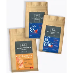 Melitta® Manufaktur Bremen Ganze Bohne Probierpaket