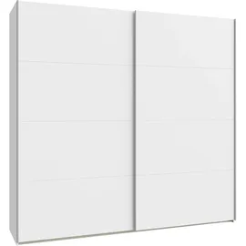Die Möbelfundgrube Schwebetürenschrank 220 x 210,5 x 61,2 cm Weiß
