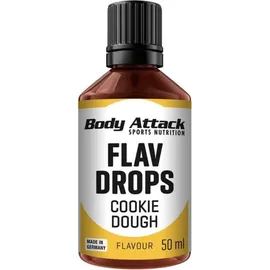 Body Attack - Flav Drops – 50ml Geschmacksrichtung Cookie Dough