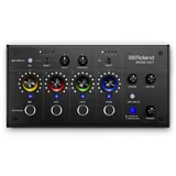 Roland BRIDGE CAST Dual Bus Gaming Mixer | Professionelles Audio-Streaming-Interface und Mixer für Online-Gamer | 32-Bit Hardware-DSP | USB-C Verbindung für Windows & Mac | Schwarz
