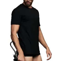 Frank Dandy Bamboo Straight Tee Schwarz Medium Herren