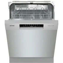 Gorenje GU642E90X Geschirrspüler/Unterbaugerät/59,9 breite/13 Maßgedecke/6 Programme/Total AquaStop/Ecoprogramm/Höhenverstellbar/Memory Funktion/Eco-Programm/Intensivprogramm/EEK: E/Grau-Metallic