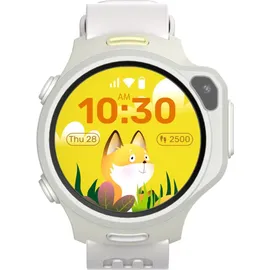 myFirst Fone R2 Kinder-Smartwatch Nougat White mit GPS, Herzfrequenzsensor, Videoanruf und Musikfunktion
