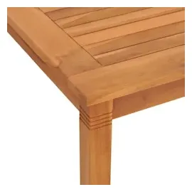 vidaXL Garten-Esstisch 150x90x75 cm Massivholz Teak