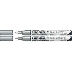 Marker-Set Schneider PAINT-IT 2 CHROME metall (2 Stück)