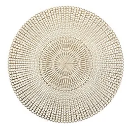 6 Zeller Platzset Cut out gold