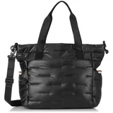 Hedgren Cocoon Puffer Shopper Tasche 34 cm schwarz