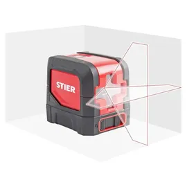 Stier Kreuzlinienlaser 2x120° 2D selbstnivellierend IP54