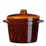 Kadax Steinzeugtopf Kochtopf 21 cm rund
