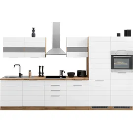 kochstation Küchenzeile KS-Luhe 360 cm weiß