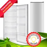 Kühlschrank 242 Liter freistehend LED Vollraum ohne Gefrierfach Stand 142cm Inox