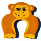 EWANTO Türstopper Affe für Kinder und Haustiere aus Schaumstoff Fensterstopper Einklemmschutz Kindersicherung Braun TSAF-01