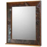 MASSIVMOEBEL24.DE Spiegel Altholz 68x8x79 mehrfarbig lackiert Nature OF Spirit BAD #104