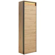 VOLEO Garderobenschrank 60x200x38 schwarz