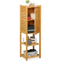 Relaxdays Beistellregal braun 35,0 x 29,0 x 113,0 cm