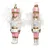 Christmas Decorations Kaemingk Christbaumschmuck Glas Nussknacker dick dünn 1 Stück Sortiert 16cm Weihnachtskugeln weiß rosa