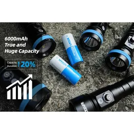 XTAR 26650 6000 mAh 1 St.