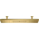 Axor ShowerHeaven Kopfbrause 10628250 1200x300mm, mit Beleuchtung 3500 K, brushed gold optic