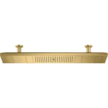 Axor ShowerHeaven Kopfbrause 10628250 1200x300mm, mit Beleuchtung 3500 K, brushed gold optic