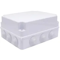 TRU Components TC-RA 255x200x120 TC-10239068 Installations-Gehäuse ABS Kunststoff Weiß