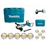 Makita DGA 900 ZKX2 Akku Winkelschleifer 36V ( 2x18V ) 230mm Brushless Solo + Ezynut + 5x Trennscheibe + Koffer - ohne Akku, ohne Ladegerät