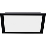 just light. Just Light 14754-18 LED Deckenleuchte FLAT LED-Deckenleuchte Schwarz
