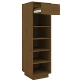 vidaXL Schuhregal 30 x 105 x 34 cm honigbraun / braun