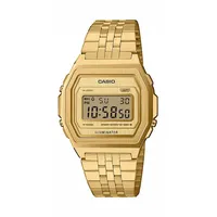 CASIO VINTAGE Chronograph Quarzuhr, Armbanduhr, Damenuhr, Herrenuhr, Edelstahlarmband, digital