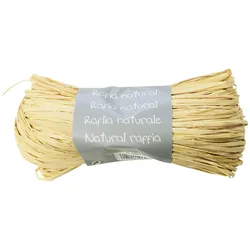 Clairefontaine 8x Geschenkband aus natürlichem Bast 50g - Natur 196071C