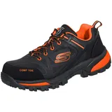 SKECHERS Gatlon Strigax Herren Schwarz/Orange 42