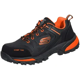 SKECHERS Gatlon Strigax Herren Schwarz/Orange 42