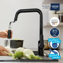 Grohe Start Einhebelmischer Schwarz
