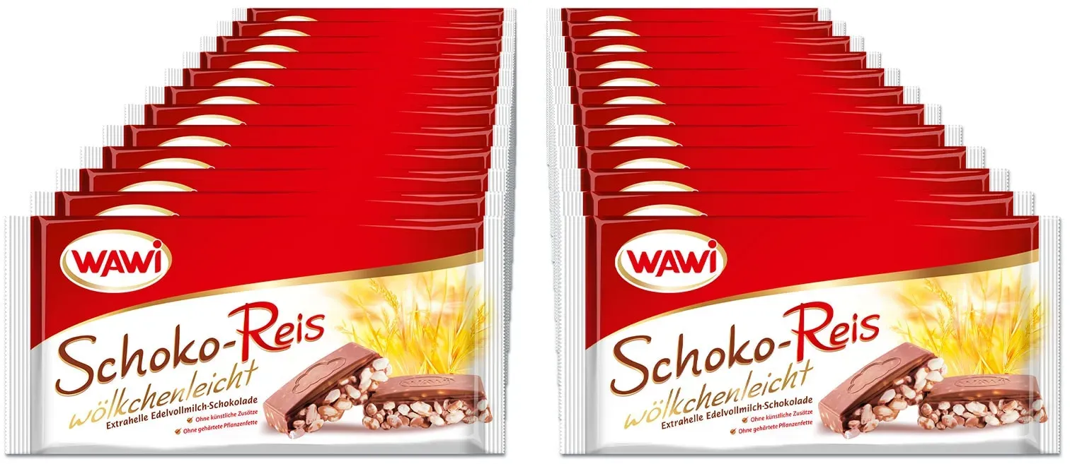 Wawi Schoko-Reis 200 g, 24er Pack