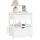 SoBuy Nachttisch FRG258-II-E-W 38 x 45 x 55 cm Weiß