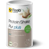 Raab Vitalfood Raab Protein Shake PLUS, Protein-Pulver, Bio Protein-Pflanzenpulvermischung mit Milchsäurebakterien, 500 g Dose