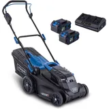 SCHEPPACH BC-MP380-X Akku-Rasenmäher inkl. 2 Akkus 4.0Ah (5911414400)