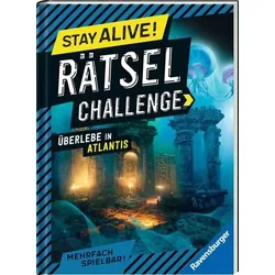 RAVENSBURGER 48905 Stay alive! Rätsel-Challenge: Überlebe in Atlantis