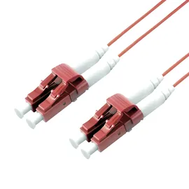 Roline Slim 50/125μm OM4, LC/LC, LSOH, Slim, violett,
