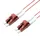 Roline Slim 50/125μm OM4, LC/LC, LSOH, Slim, violett,