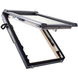 Roto Dachfenster Designo R89G H200 Comfort Verglasung Holz Fenster, 54x98 cm (5/9)