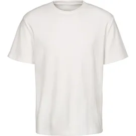 John Devin T-Shirt mit Struktur weiß M